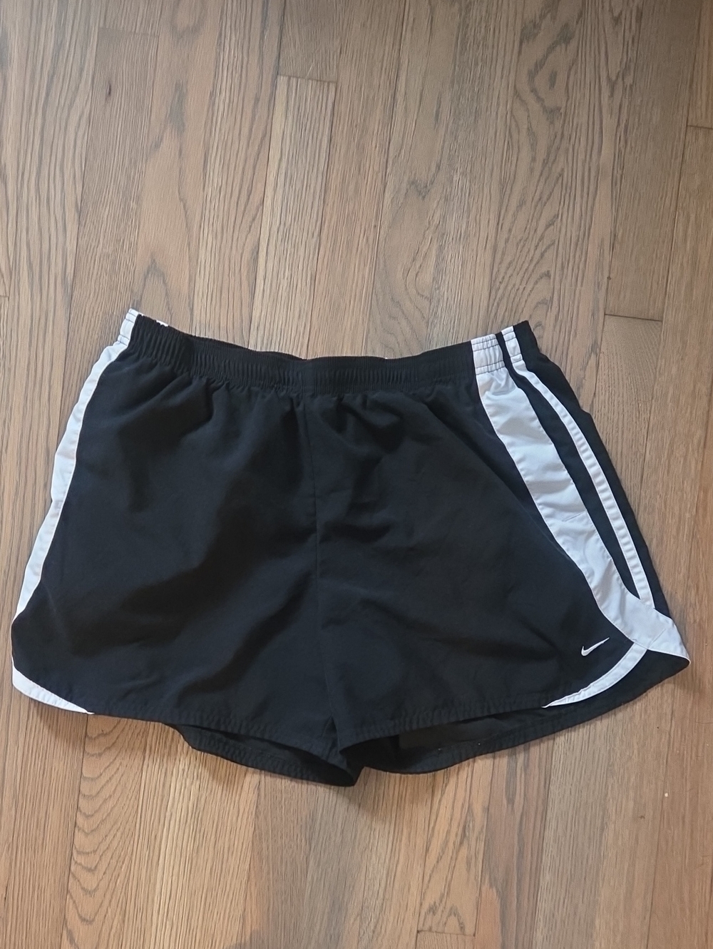 Nike Black and White Women's Athletic Shorts